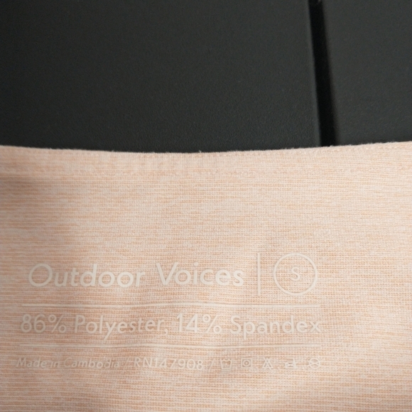 ☀️Outdoor Voices TriColor 7/8 Leggings, size S - Picture 3 of 8